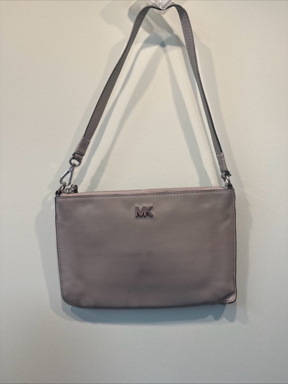 michael kors handbag gray shoulder bag small